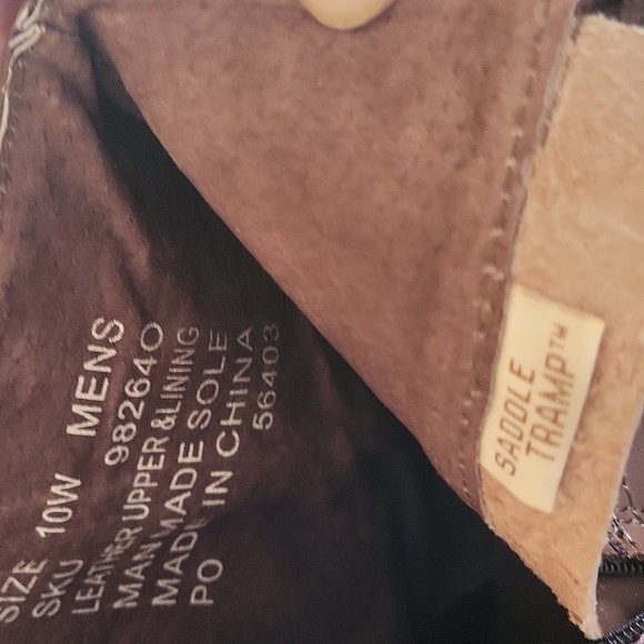Saddle Tramp Brn. Western Boots Men's 10W NWOT. - Picture 2 of 8